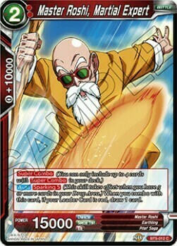 Master Roshi, Martial Expert Card Front