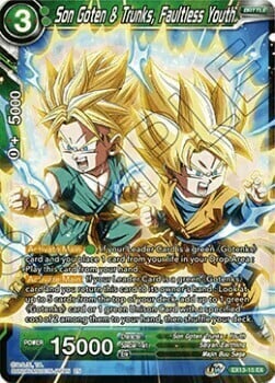 Son Goten & Trunks, Faultless Youth Card Front