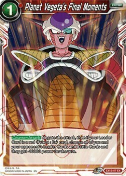 Planet Vegeta's Final Moments Card Front