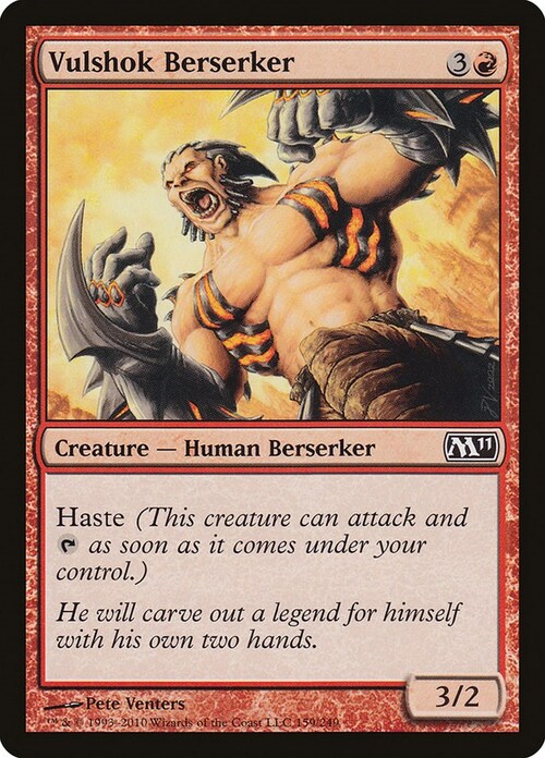 Berserker Vulshok Card Front