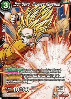Son Goku, Resolve Renewed Card Front