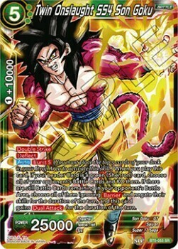 Twin Onslaught SS4 Son Goku Card Front