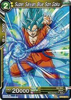 Super Saiyan Blue Son Goku Card Front
