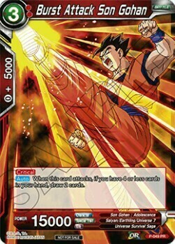 Burst Attack Son Gohan Card Front