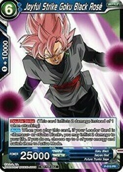 Joyful Strike Goku Black Rose Card Front