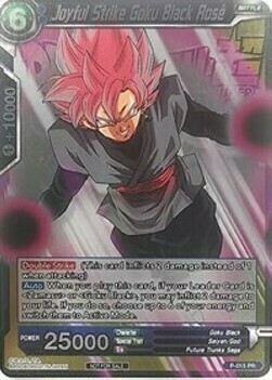 Joyful Strike Goku Black Rose Card Front