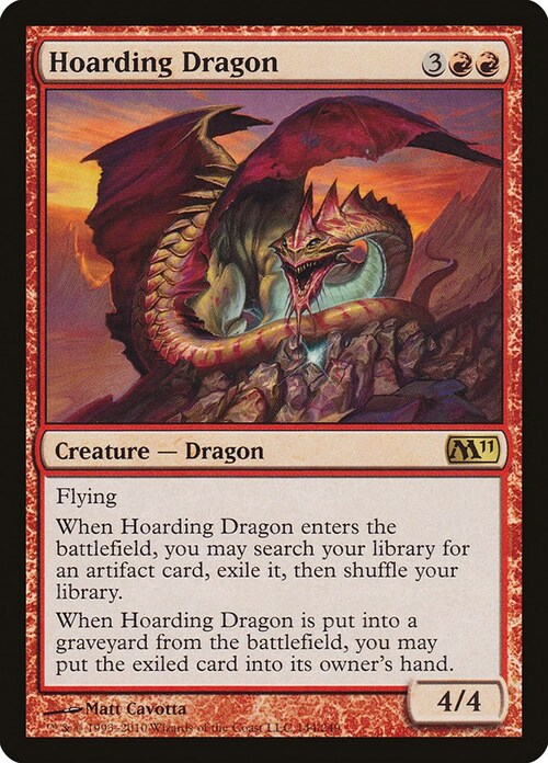 Hoarding Dragon Card Front