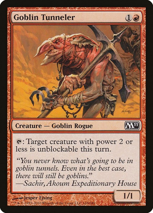 Goblin Tunneler Card Front