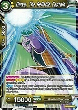 Ginyu, The Reliable Captain Card Front