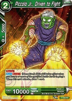 Piccolo Jr., Driven to Fight Card Front