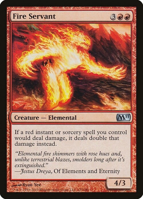 Fire Servant Card Front