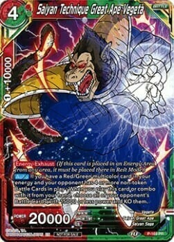 Saiyan Technique Great Ape Vegeta Card Front