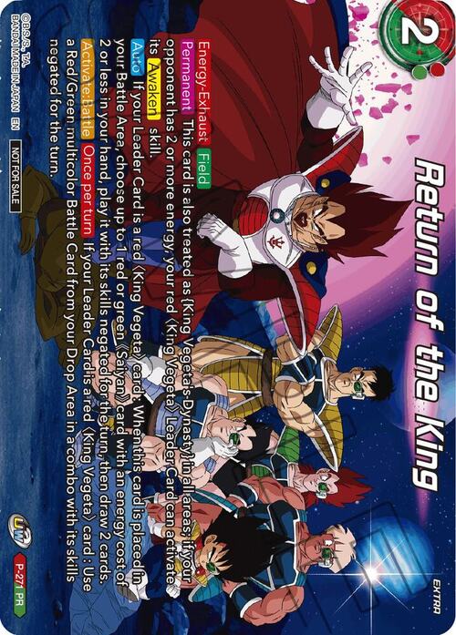 Return of the King Card Front