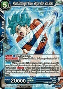 Rapid Onslaught Super Saiyan Blue Son Goku Card Front
