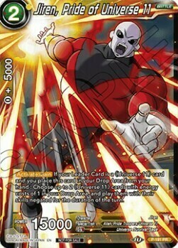 Jiren, Pride of Universe 11 Card Front