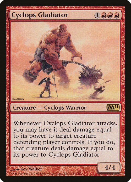 Ciclope Gladiatore Card Front