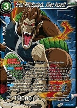 Great Ape Bardock, Allied Assault Card Front