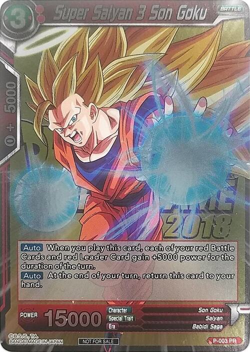 Super Saiyan 3 Son Goku Card Front