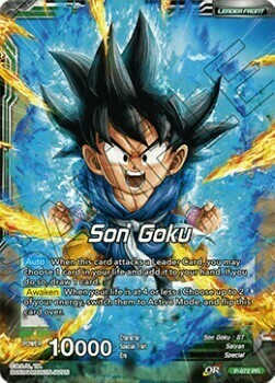 Son Goku // Full-Size Power Son Goku Card Front