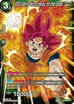 SSG Son Goku, Energy of the Gods Card Front