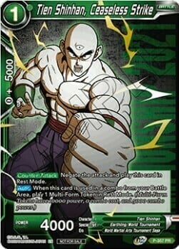 Tien Shinhan, Ceaseless Strike Card Front