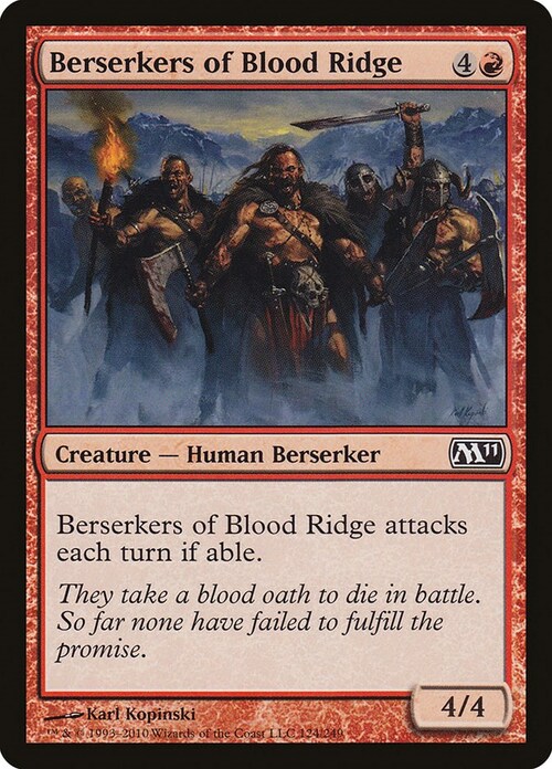 Berserkers of Blood Ridge Card Front
