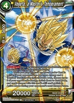 Vegeta, a Master's Temperament Card Front