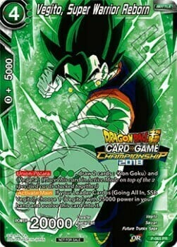 Vegito, Super Warrior Reborn Card Front