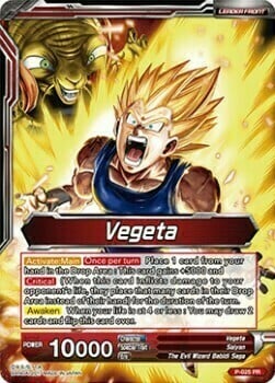 Vegeta // Vile Strike Dark Prince Vegeta Card Front