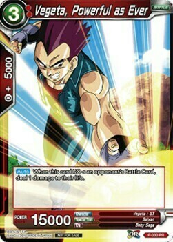 Vegeta, Powerful as Ever Card Front