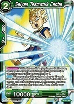 Saiyan Teamwork Cabba Card Front