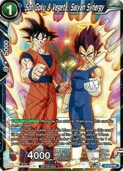 Son Goku & Vegeta, Saiyan Synergy Card Front