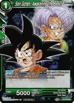 Son Goten, Awakening the Beast Card Front
