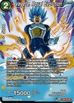 Vegeta, Royal Evolution Card Front