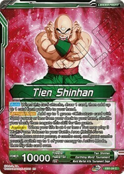 Tien Shinhan // Tien Shinhan, Mysterious Technique Card Front