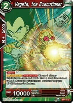 Vegeta, the Executioner Card Front