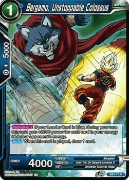 Bergamo, Unstoppable Colossus Card Front