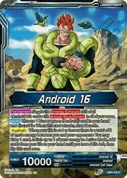 Android 16 // Android 16, Bottomless Inferno Card Front
