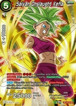Saiyan Onslaught Kefla Card Front