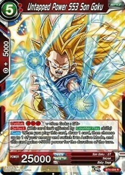 Untapped Power SS3 Son Goku Card Front