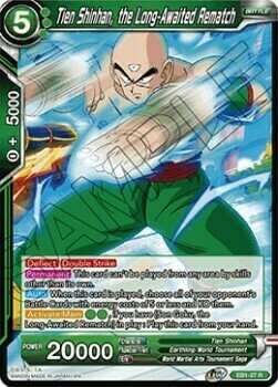 Tien Shinhan, the Long-Awaited Rematch Card Front