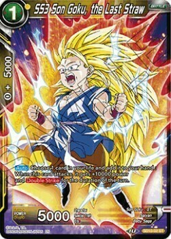 SS3 Son Goku, the Last Straw Card Front