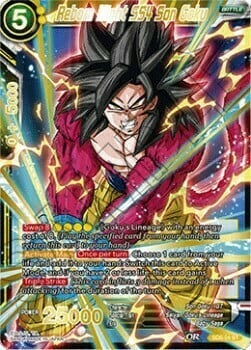 Reborn Might SS4 Son Goku Card Front