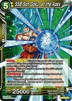 SSB Son Goku, at the Apex Card Front