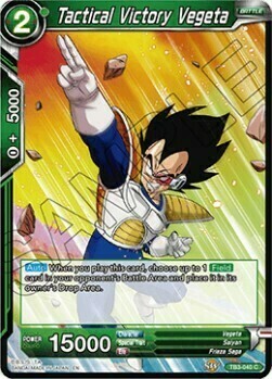 Tactical Victory Vegeta Card Front