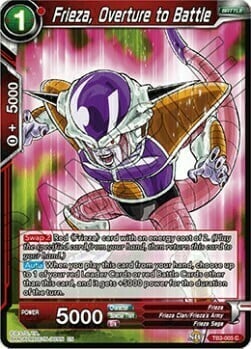 Frieza, Overture to Battle Card Front