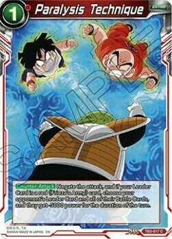 Paralysis Technique Card Front