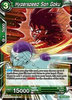 Hyperspeed Son Goku Card Front