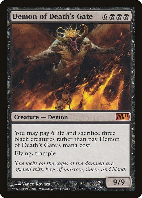 Demone del Cancello di Morte Card Front