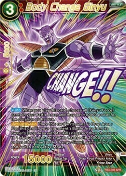Body Change Ginyu Card Front